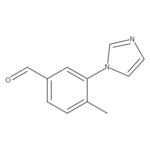 3-(1H-Imidazol-1-yl)-4-methylbenzaldehyde Structure