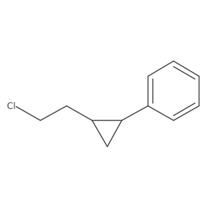 [2-(2-Chloroethyl)cyclopropyl]benzene Structure