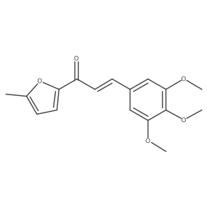 (2E)-1-(5-Methylfuran-2-yl)-3-(3,4,5-trimethoxyphenyl)prop-2-en-1-one结构式