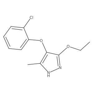 4-(2-chlorophenoxy)-3-ethoxy-5-methyl-1H-pyrazole Structure
