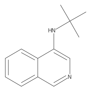 4-Isoquinolinamine, N-(1,1-dimethylethyl)-结构式