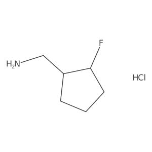 (2-Fluorocyclopentyl)methanaminehydrochloride Structure