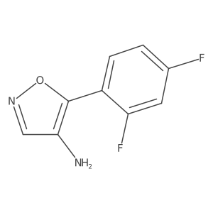 5-(2,4-Difluorophenyl)-1,2-oxazol-4-amine Structure
