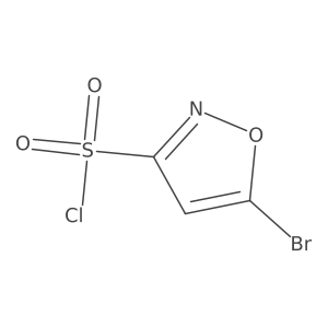 5-Bromoisoxazole-3-sulfonyl chloride Structure