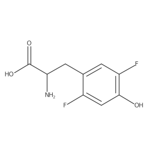2,5-Difluoro-L-tyrosine Structure