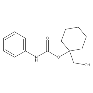 [1-(hydroxymethyl)cyclohexyl] N-phenylcarbamate结构式