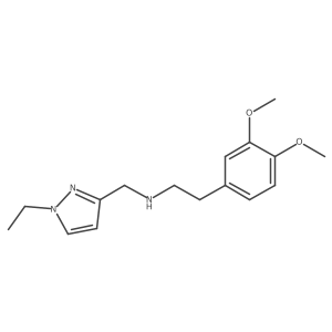 [2-(3,4-dimethoxyphenyl)ethyl][(1-ethyl-1H-pyrazol-3-yl)methyl]amine Structure