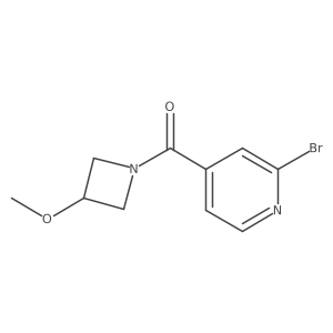 2-Bromo-4-(3-methoxyazetidine-1-carbonyl)pyridine Structure