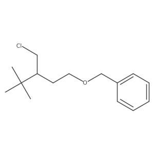 ({[3-(Chloromethyl)-4,4-dimethylpentyl]oxy}methyl)benzene Structure