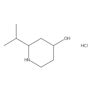 2-Isopropylpiperidin-4-ol;hydrochloride Structure
