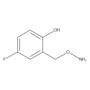 2-[(Aminooxy)methyl]-4-fluorophenol结构式