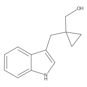 {1-[(1H-indol-3-yl)methyl]cyclopropyl}methanol Structure