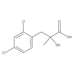 3-(2,4-Dichlorophenyl)-2-hydroxy-2-methylpropanoic acid Structure