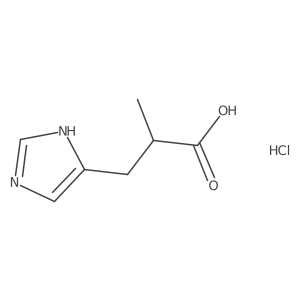 3-(1H-imidazol-5-yl)-2-methylpropanoic acid hydrochloride Structure