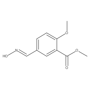 Methyl 5-((hydroxyimino)methyl)-2-methoxybenzoate Structure