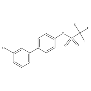 3'-Chloro-4-trifluoromethanesulfonyloxybiphenyl Structure