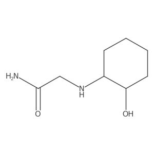 2-{[(1S,2S)-2-hydroxycyclohexyl]amino}acetamide结构式