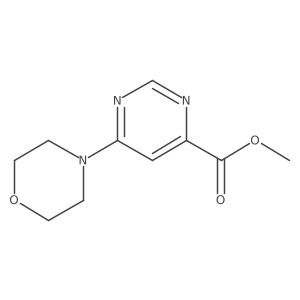Methyl 6-morpholinopyrimidine-4-carboxylate Structure