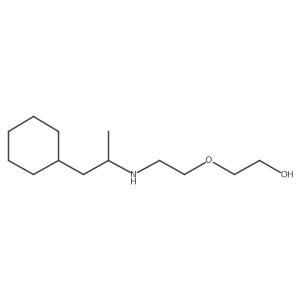 2-{2-[(1-Cyclohexylpropan-2-yl)amino]ethoxy}ethan-1-ol Structure