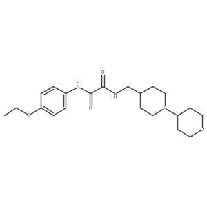 N1-(4-ethoxyphenyl)-N2-((1-(tetrahydro-2H-pyran-4-yl)piperidin-4-yl)methyl)oxalamide结构式