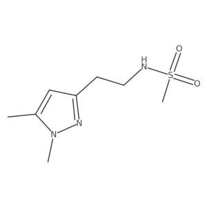 N-(2-(1,5-dimethyl-1H-pyrazol-3-yl)ethyl)methanesulfonamide Structure