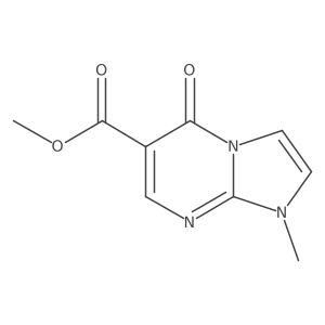 Methyl 1-methyl-5-oxo-1H,5H-imidazo[1,2-a]pyrimidine-6-carboxylate结构式