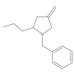 1-Benzyl-5-propylpyrrolidin-3-one结构式