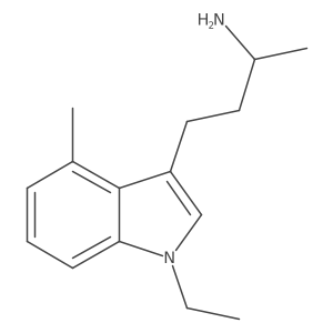4-(1-ethyl-4-methyl-1H-indol-3-yl)butan-2-amine结构式