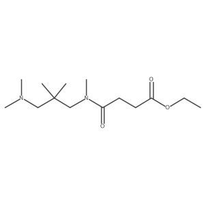 Ethyl 3-{[3-(dimethylamino)-2,2-dimethylpropyl](methyl)carbamoyl}propanoate Structure