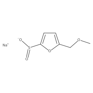 Sodium 5-(methoxymethyl)furan-2-sulfinate Structure