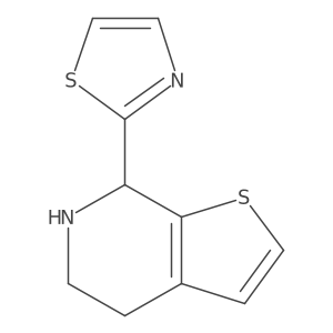 2-{4H,5H,6H,7H-thieno[2,3-c]pyridin-7-yl}-1,3-thiazole结构式