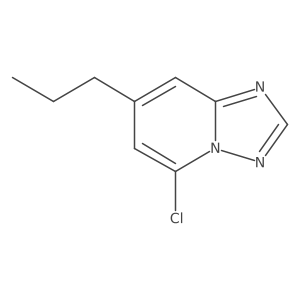 5-Chloro-7-propyl-[1,2,4]triazolo[1,5-a]pyridine结构式
