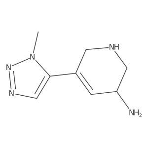 5-(1-methyl-1H-1,2,3-triazol-5-yl)-1,2,3,6-tetrahydropyridin-3-amine Structure