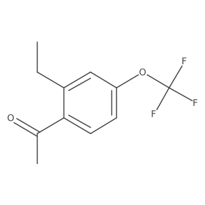 2'-Ethyl-4'-(trifluoromethoxy)acetophenone Structure