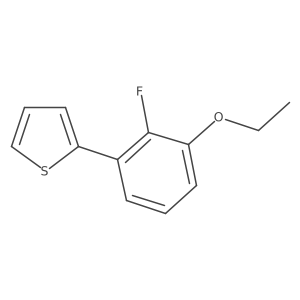 2-(3-Ethoxy-2-fluorophenyl)thiophene Structure
