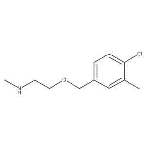 {2-[(4-Chloro-3-methylphenyl)methoxy]ethyl}(methyl)amine Structure