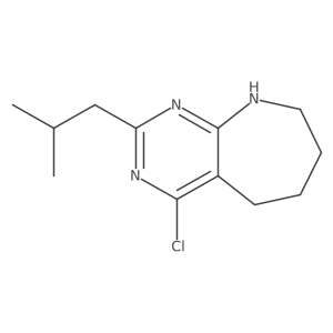4-chloro-2-(2-methylpropyl)-5H,6H,7H,8H,9H-pyrimido[4,5-b]azepine Structure
