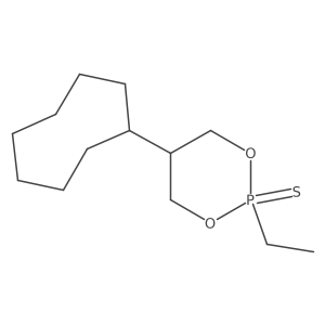 5-Cyclooctyl-2-ethyl-1,3,2lambda5-dioxaphosphinane-2-thione结构式