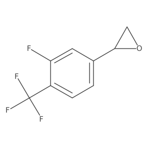 (2S)-2-[3-fluoro-4-(trifluoromethyl)phenyl]oxirane结构式
