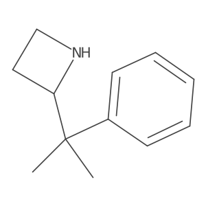 2-(2-Phenylpropan-2-yl)azetidine结构式