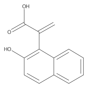 2-(2-Hydroxynaphthalen-1-yl)prop-2-enoic acid结构式