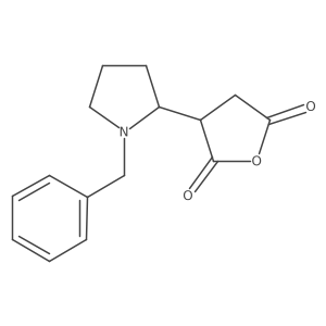 3-(1-Benzylpyrrolidin-2-yl)oxolane-2,5-dione结构式