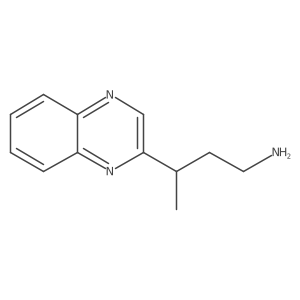 3-(Quinoxalin-2-yl)butan-1-amine结构式