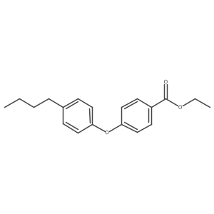 Ethyl 4-(4-butylphenoxy)benzoate Structure