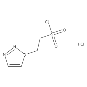 2-(Triazol-1-yl)ethanesulfonyl chloride;hydrochloride Structure
