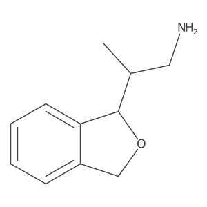 (2R)-2-(1,3-Dihydro-2-benzofuran-1-yl)propan-1-amine结构式