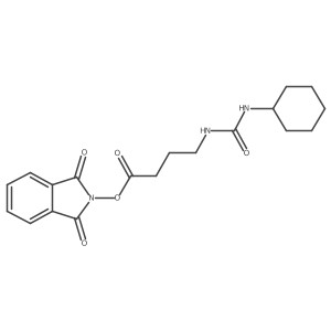 1,3-dioxo-2,3-dihydro-1H-isoindol-2-yl 4-[(cyclohexylcarbamoyl)amino]butanoate结构式