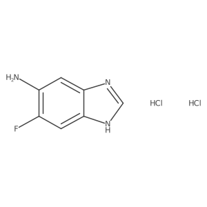 6-Fluoro-1H-benzimidazol-5-amine;dihydrochloride结构式