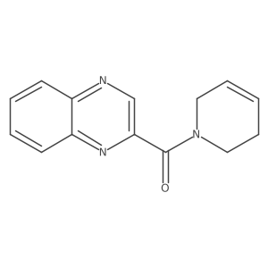 2-(1,2,3,6-Tetrahydropyridine-1-carbonyl)quinoxaline结构式