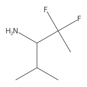 (R)-2,2-Difluoro-4-methylpentan-3-amine结构式
